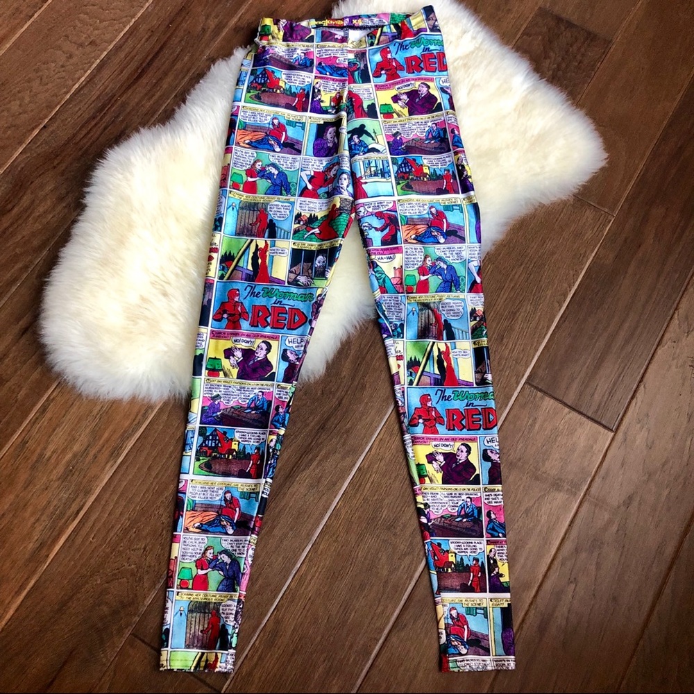 BlackMilk WOMAN IN RED Comic Leggings Pants RARE